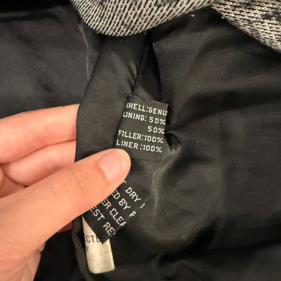 Black Genuine Leather Jacket - Picture 7 of 9